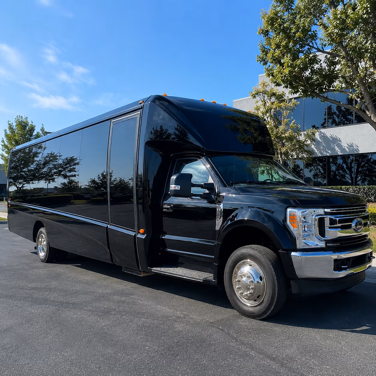 charter buses for edmond high school prom groups and school organized transportation