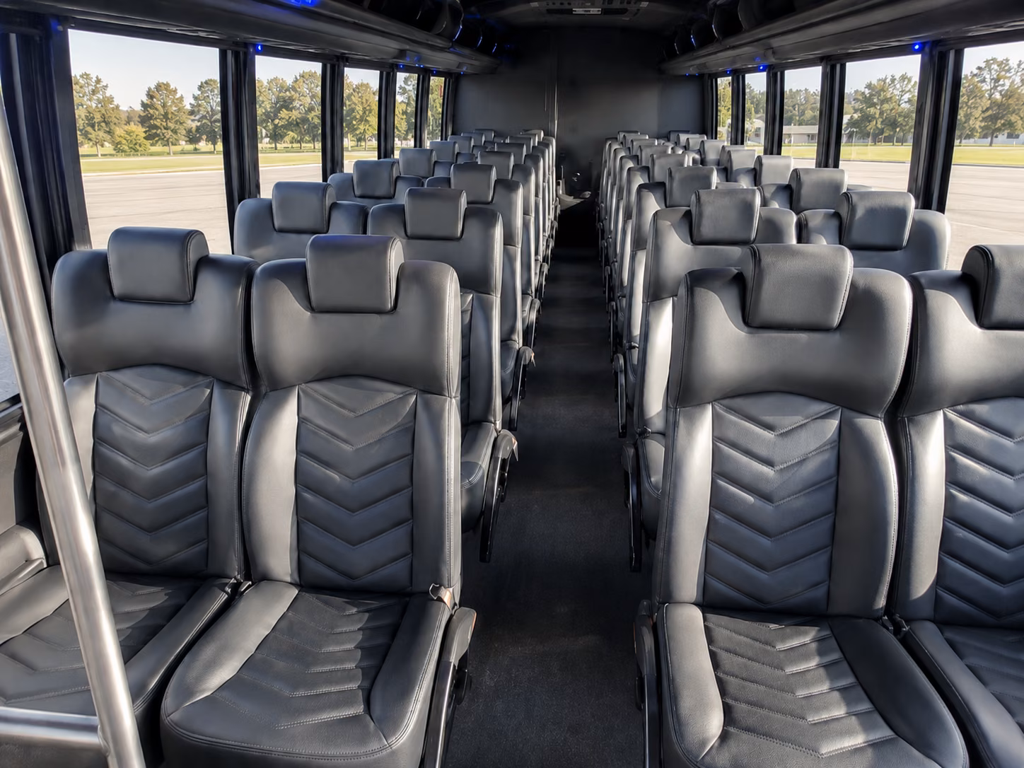 charter buses for edmond weddings at outdoor and rural venues