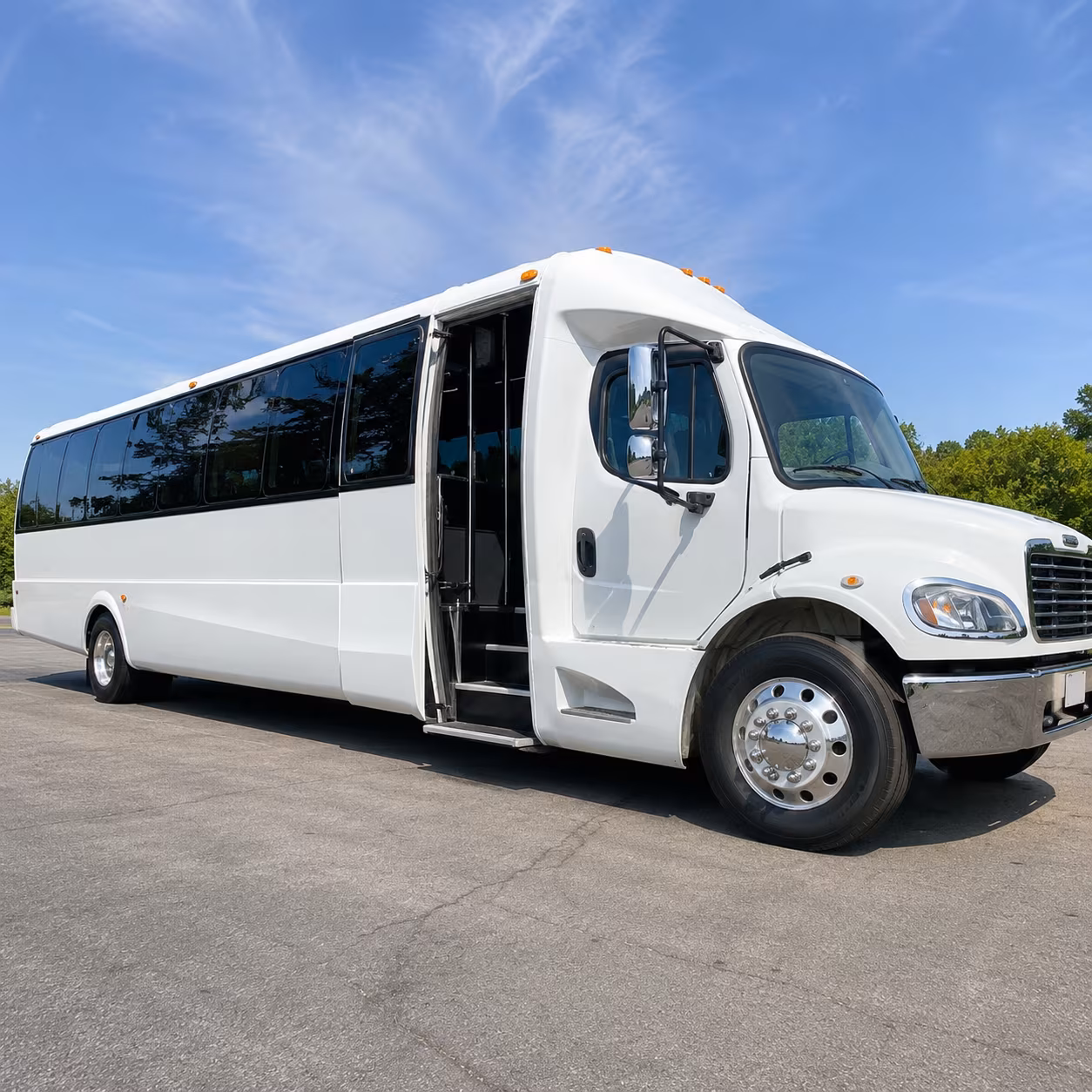 corporate shuttle buses for edmond businesses and conferences