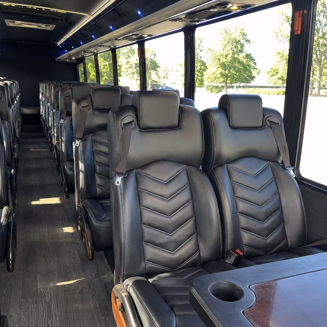 does the date or day of the week change what a bus rental costs in edmond