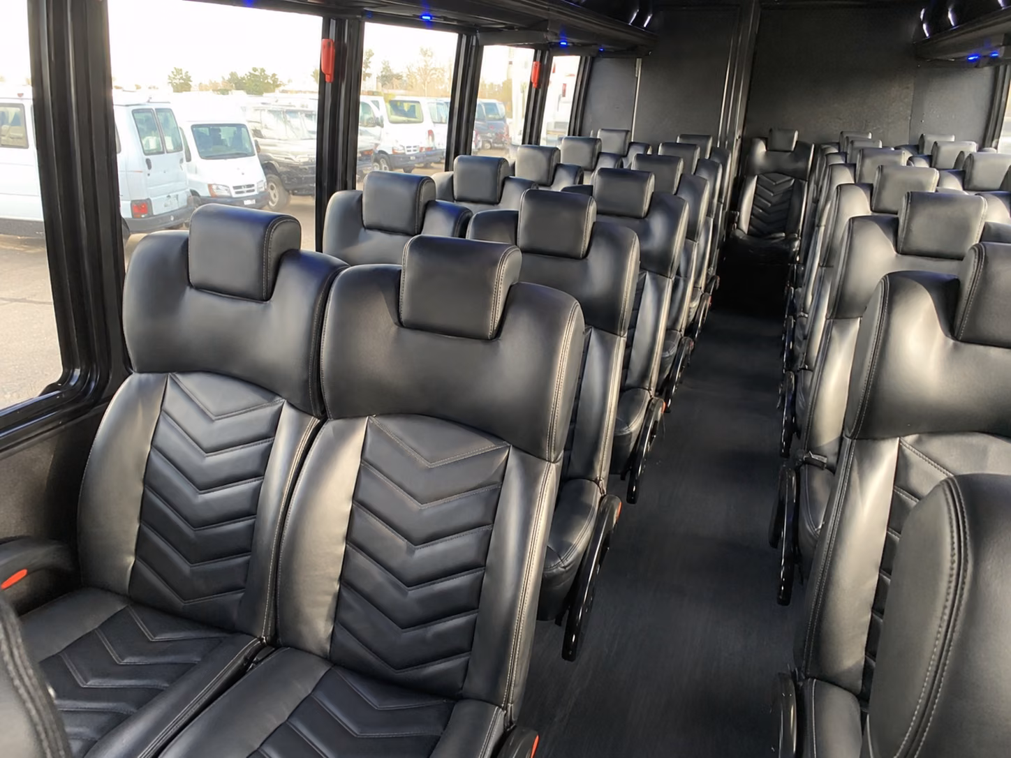 edmond 15 passenger minibus inside
