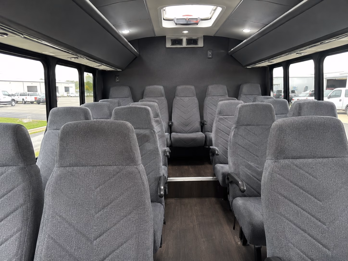 edmond 20 passenger minibus inside