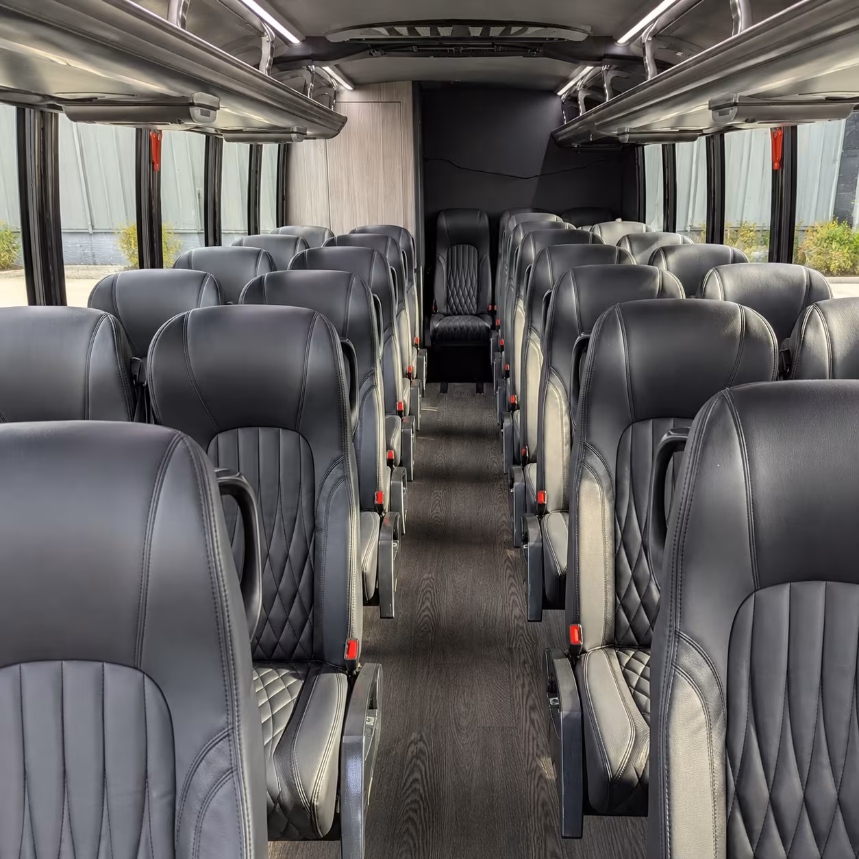 edmond 25 passenger minibus inside