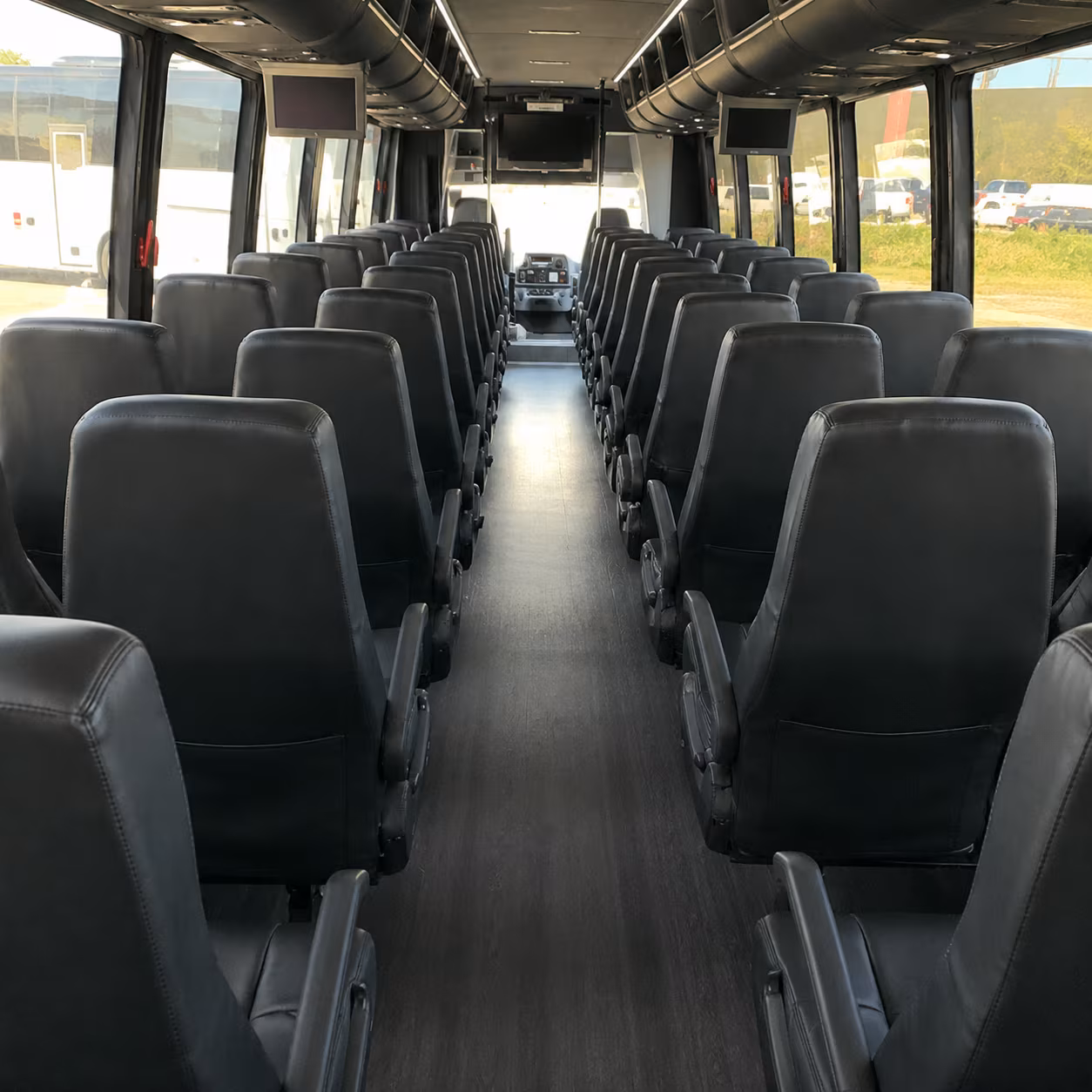 edmond 25 passenger minibus interior