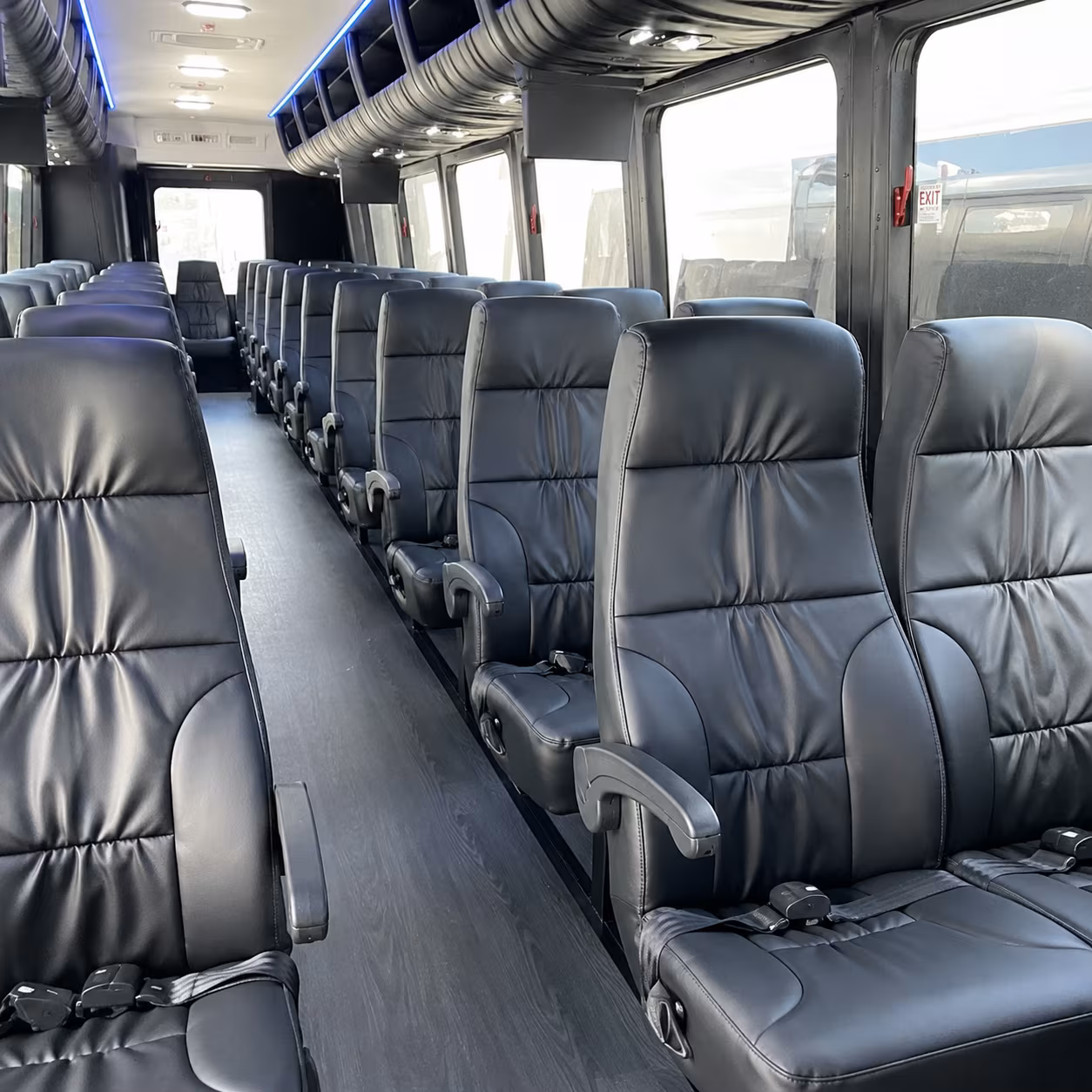 edmond 30 passenger minibus interior
