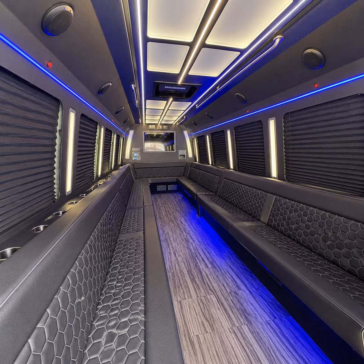 edmond party bus inside