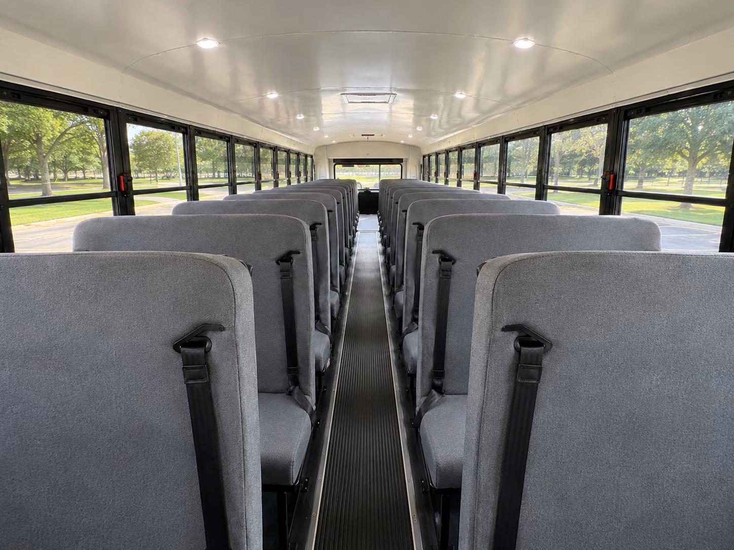 edmond school bus inside