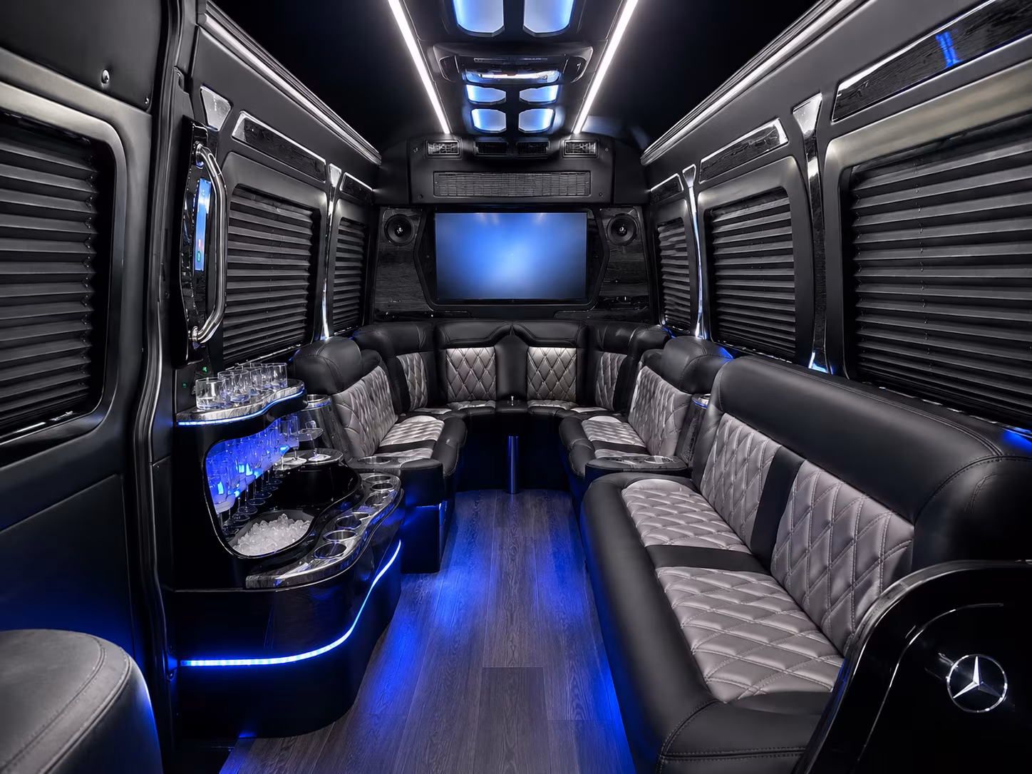 edmond sprinter limousine interior
