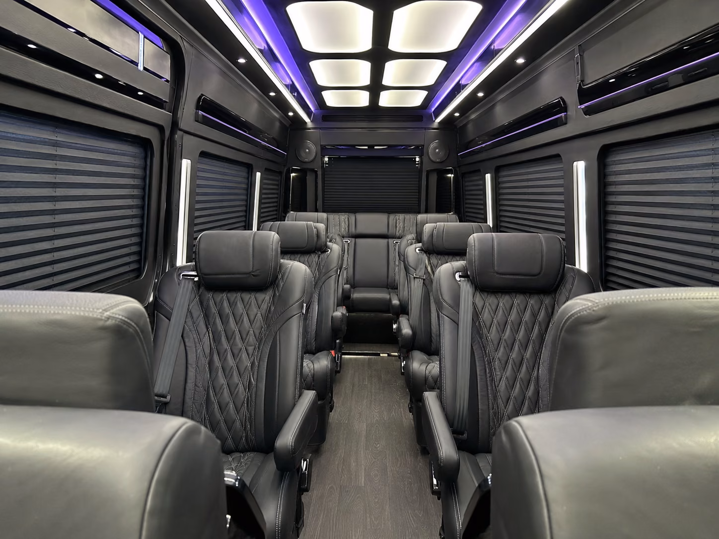 edmond sprinter van with driver inside