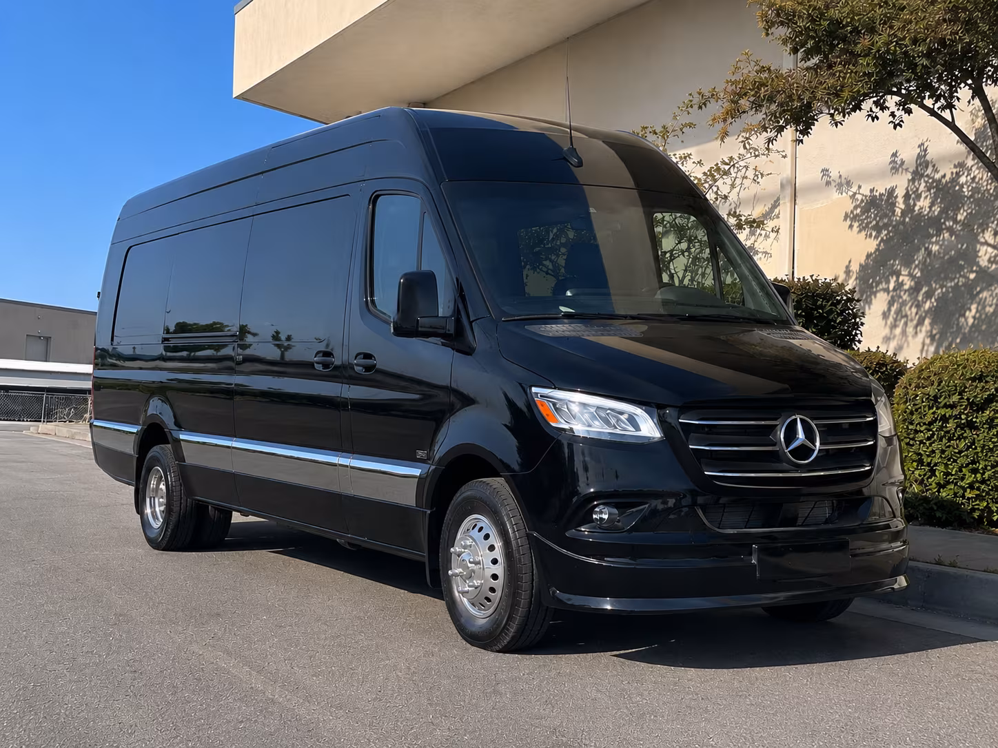 edmond sprinter van with driver